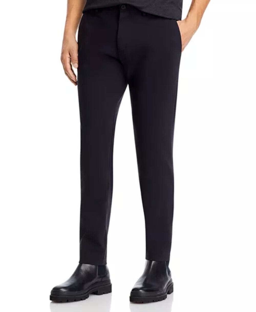 Theory Men’s Zaine Slim Straight Stretch Dress Pants Trousers Black 30